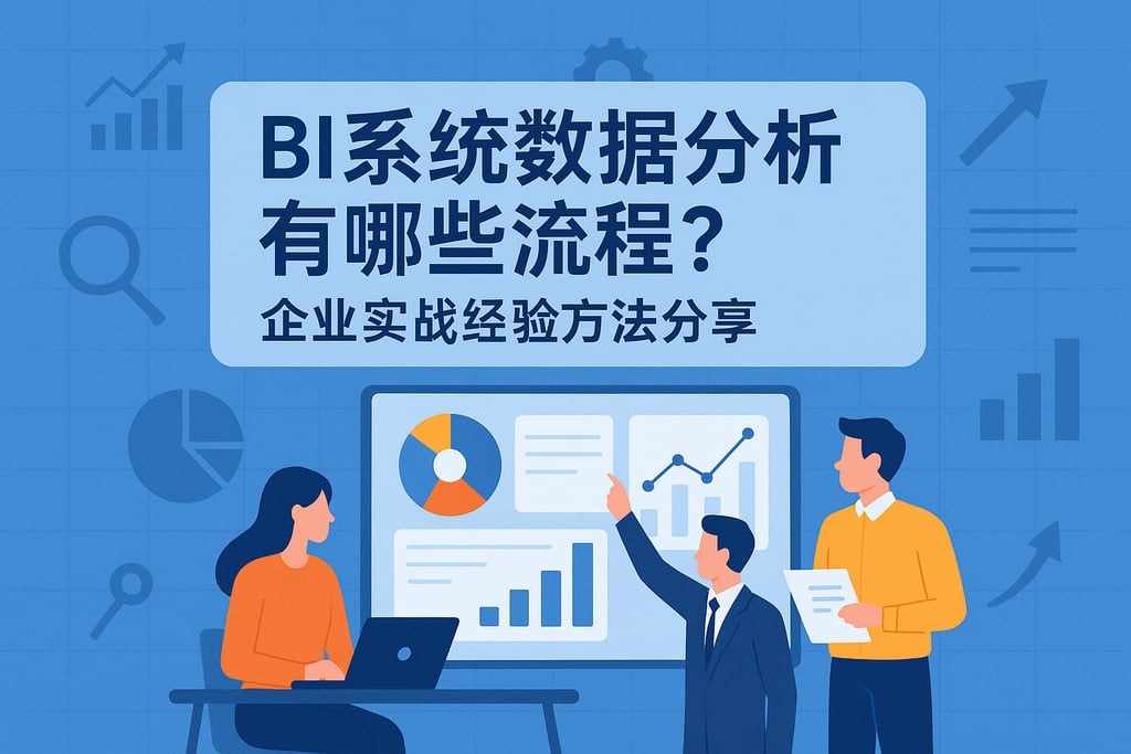 BI系统数据分析有哪些流程？企业实战经验与方法分享"